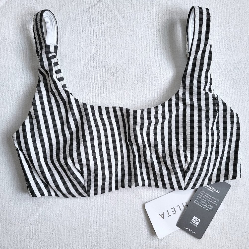 NWT Athleta Underwire Scoop Bikini Top, 32D/DD (34C, 32E) - Picture 2 of 7